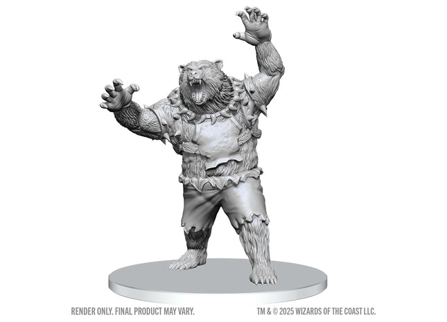 Gamers Guild AZ WizKids WZK90812 Dungeons & Dragons: Nolzur's Marvelous Miniatures - Werebear (Pre-Order) ACD Distribution