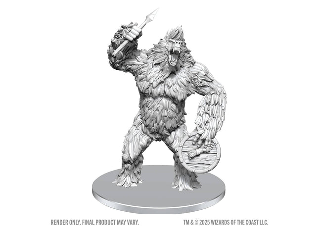 Gamers Guild AZ WizKids WZK90815 Dungeons & Dragons: Nolzur's Marvelous Miniatures - Classic Yeti (Pre-Order) ACD Distribution