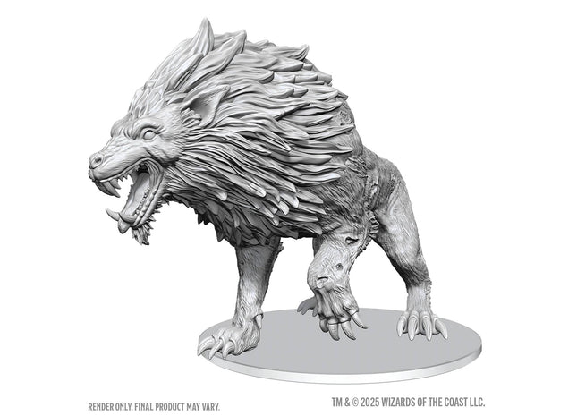 Gamers Guild AZ WizKids WZK90848 D&D Nolzur's Marvelous Miniatures: Dire Worg (Pre-Order) AGD