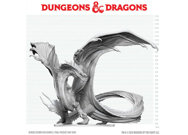 Gamers Guild AZ WizKids WZK90850 D&D Nolzur's Marvelous Miniatures: Adult Green Dragon Deceiver - Not Painted (Pre-Order) Southern Hobby