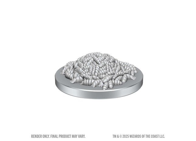 Gamers Guild AZ WizKids WZK90855 Dungeons & Dragons: Nolzur's Marvelous Miniatures - Swarm of Rot Grubs & Rot Grub Victim (Pre-Order) ACD Distribution