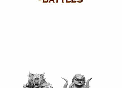 Gamers Guild AZ WizKids WZK90868: Pathfinder Battles Deep Cuts Unpainted Miniatures - Bogwid & Slurk (Pre-Order) AGD