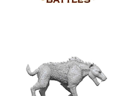 Gamers Guild AZ WizKids WZK90871: Pathfinder Battles Deep Cuts Unpainted Miniatures - Hyaenodon (Pre-Order) AGD