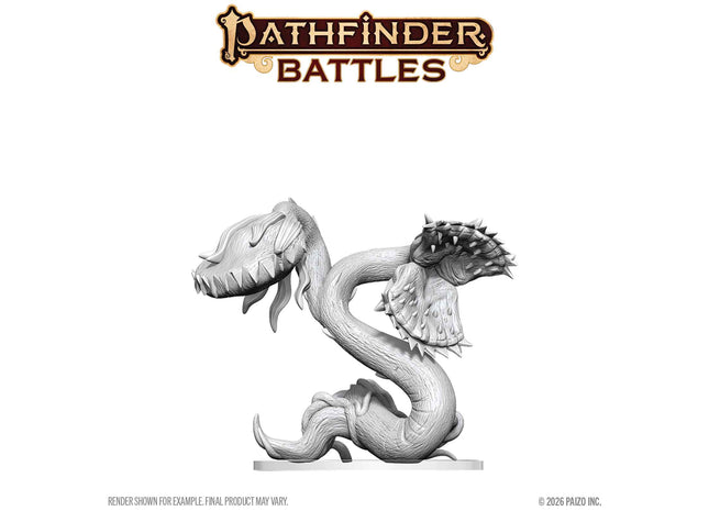 Gamers Guild AZ WizKids WZK90872: Pathfinder Battles Deep Cuts Unpainted Miniatures - Snapping Flytrap (Pre-Order) AGD
