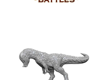 Gamers Guild AZ WizKids WZK90873: Pathfinder Battles Deep Cuts Unpainted Miniatures - Pachycephalosaurus (Pre-Order) AGD
