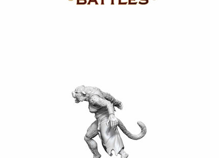 Gamers Guild AZ WizKids WZK90874: Pathfinder Battles Deep Cuts Unpainted Miniatures - Weretiger (Pre-Order) AGD