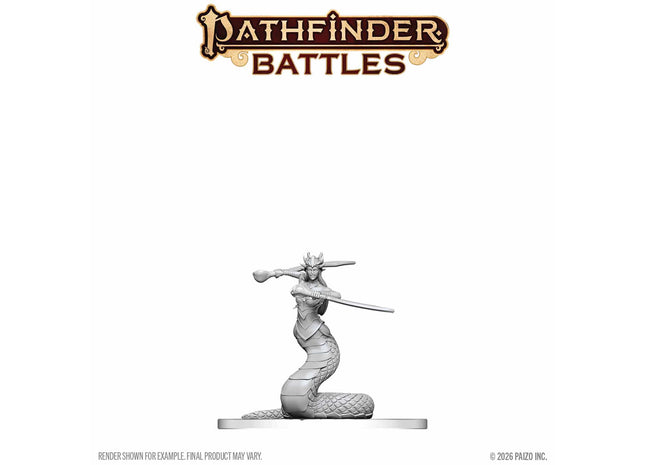 Gamers Guild AZ WizKids WZK90875: Pathfinder Battles Deep Cuts Unpainted Miniatures - Lamia Matriarch (Pre-Order) AGD
