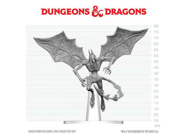 Gamers Guild AZ WizKids WZK90882: D&D Nolzur's Marvelous Unpainted Miniatures - Nightgaunt (Pre-Order) AGD