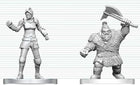 Gamers Guild AZ WizKids WZK90891 D&D Nolzur's Marvelous Miniatures: Cultist of Bane & Dwarf Zhentilar Soldier (Pre-Order) Southern Hobby