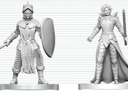 Gamers Guild AZ WizKids WZK90892 D&D Nolzur's Marvelous Miniatures: Black Gauntlet & Zhentilar Paladin of Bane (Pre-Order) Southern Hobby