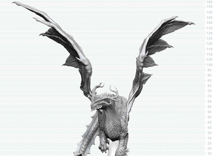 Gamers Guild AZ WizKids WZK90907: D&D Nolzur's Marvelous Unpainted Miniatures: Adult Spirit Dragon (Pre-Order) AGD