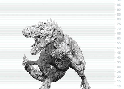 Gamers Guild AZ WizKids WZK90909: D&D Nolzur's Marvelous Unpainted Miniatures: Tyrannosaurus Zombie (Pre-Order) AGD