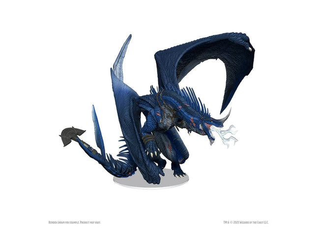Gamers Guild AZ WizKids WZK96382 D&D Icons of the Realms: Anthradusk, Ancient Blue Dragon (Pre-Order) AGD