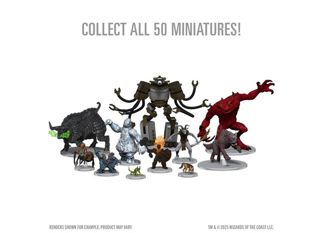 Gamers Guild AZ WizKids WZK96383 D&D Icons of the Realm: Monster Menagerie Revisited - Blind Booster Southern Hobby