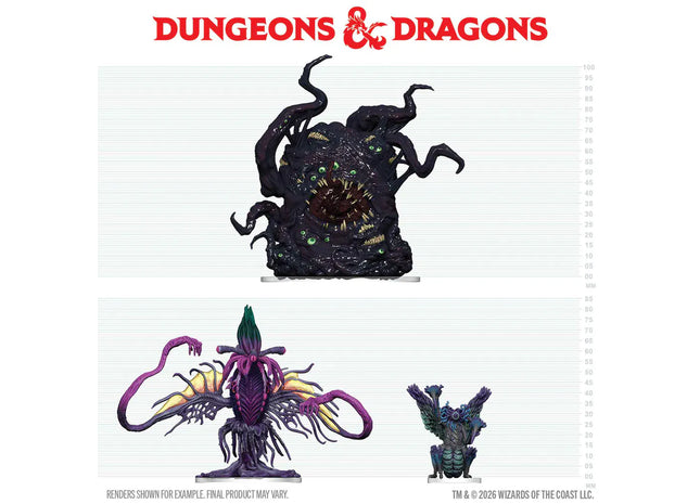 Gamers Guild AZ WizKids WZK96411 D&D Icons of the Realms: Eldritch Enemies of Ravenloft (Pre-Order) ACD Distribution