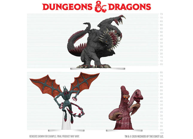 Gamers Guild AZ WizKids WZK96412 D&D Icons of the Realms: Maddening Monsters of Ravenloft (Pre-Order) ACD Distribution