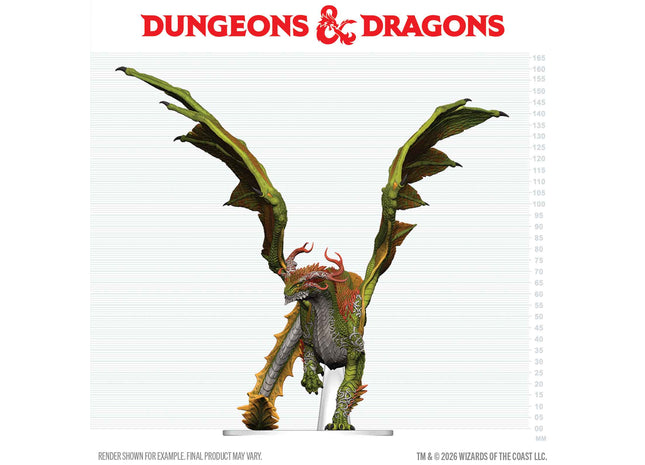 Gamers Guild AZ WizKids WZK96416: D&D Icons of the Realms Boxed Miniatures: Adult Spirit Dragon (Pre-Order) AGD