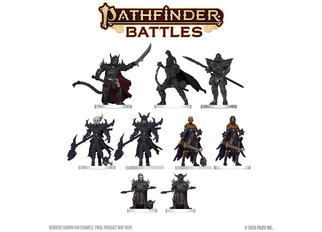 Gamers Guild AZ WizKids WZK97602: Pathfinder Battles: Painted Miniatures - Hellknight Vanguard (Pre-Order) AGD