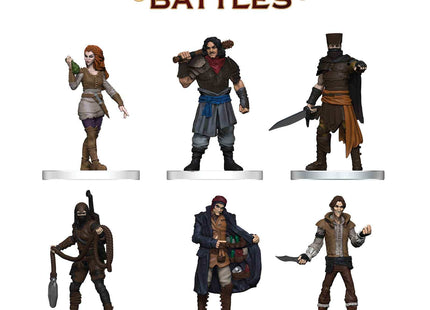 Gamers Guild AZ WizKids WZK97603: Pathfinder Battles: Painted Miniatures - Criminals (Pre-Order) AGD