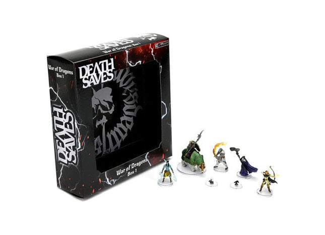 Gamers Guild AZ WizKids WZK99025 Wizkids Minis: Death Saves: War of Dragons Box 1 Southern Hobby