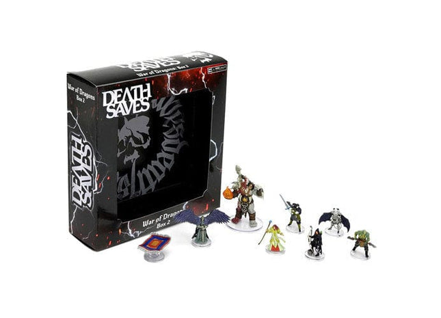 Gamers Guild AZ WizKids WZK99026 Wizkids Minis: Death Saves: War of Dragons Box 2 Southern Hobby