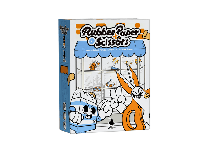 Gamers Guild AZ WONDERFUL WORLD BOARD GAMES Rubber Paper Scissors (Pre-Order) Quartermaster Direct