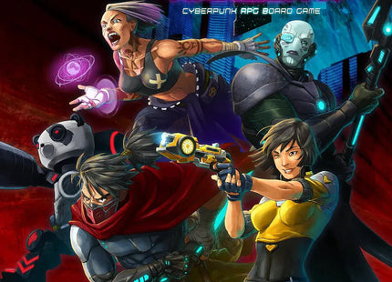 Gamers Guild AZ Woodpecker Games Nanolith: Cyberpunk RPG Board Game (Pre-Order) Quartermaster Direct