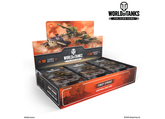 Gamers Guild AZ World of Tanks TCG World of Tanks Strategy Card Game - First Strike - Booster Box Display (Pre-Order) Southern Hobby