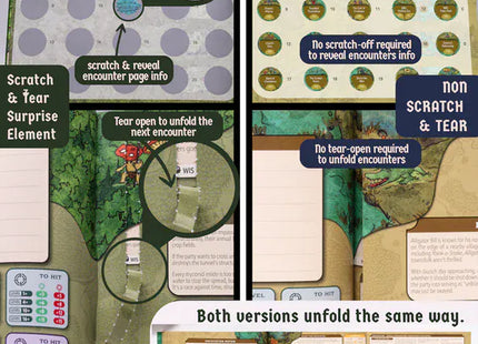 Gamers Guild AZ Worlds at a Glance Encounters at a Glance: Into the Wild - Sleeved Biome Book Bundle: Scratch & Fold Edition (Pre-Order) Quartermaster Direct