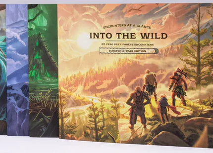 Gamers Guild AZ Worlds at a Glance Encounters at a Glance: Into the Wild - Sleeved Biome Book Bundle: Scratch & Tear Edition (Pre-Order) Quartermaster Direct