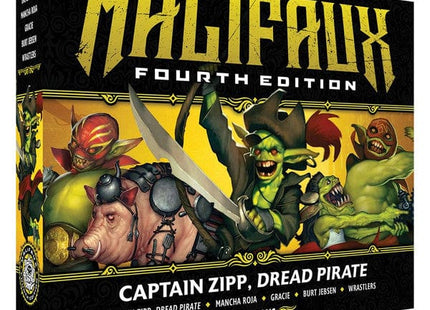 Gamers Guild AZ Wyrd Miniatures Malifaux 4th Edition: Captain Zipp, Dread Pirate (Pre-Order) ACD Distribution