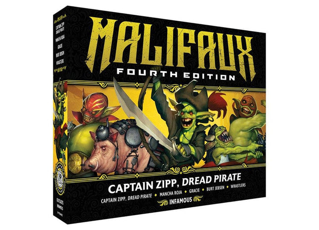 Gamers Guild AZ Wyrd Miniatures Malifaux 4th Edition: Captain Zipp, Dread Pirate (Pre-Order) ACD Distribution