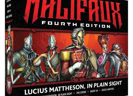 Gamers Guild AZ Wyrd Miniatures Malifaux 4th Edition: Lucius Mattheson, In Plain Sight (Pre-Order) ACD Distribution