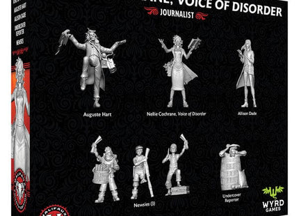 Gamers Guild AZ Wyrd Miniatures Malifaux 4th Edition: Nellie Cochrane, Voice of Disorder (Pre-Order) ACD Distribution