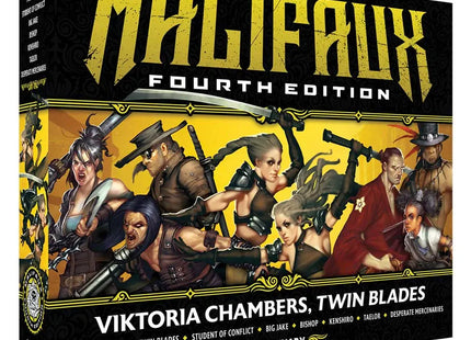 Gamers Guild AZ Wyrd Miniatures Malifaux 4th Edition: Viktoria, Twin Blades (Pre-Order) ACD Distribution