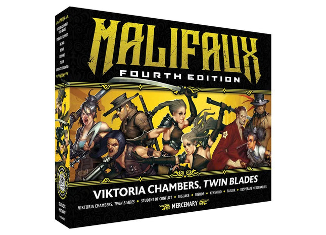 Gamers Guild AZ Wyrd Miniatures Malifaux 4th Edition: Viktoria, Twin Blades (Pre-Order) ACD Distribution