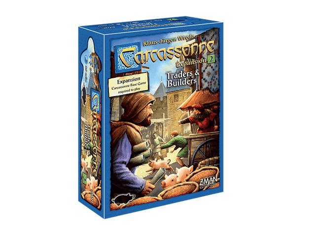 Gamers Guild AZ Z-Man Games Carcassonne: Expansion 2 - Traders & Builders Asmodee