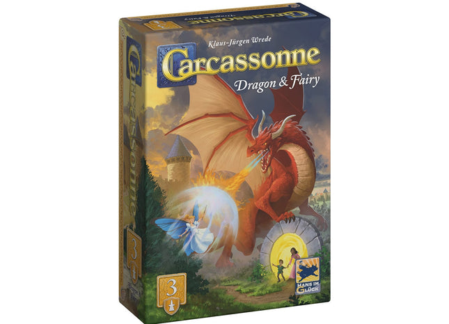 Gamers Guild AZ Z-Man Games Carcassonne: Expansion 3 - Dragon & Fairy (V3.1) (Pre-Order) Asmodee