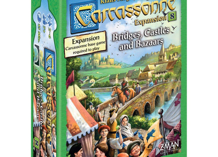 Gamers Guild AZ Z-Man Games Carcassonne: Expansion 8 -  Bridges, Castles, and Bazaars Asmodee