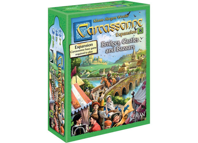 Gamers Guild AZ Z-Man Games Carcassonne: Expansion 8 - Bridges, Castles, and Bazaars Asmodee