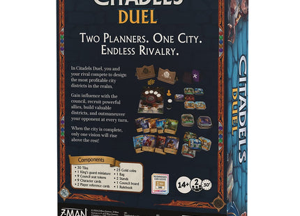 Gamers Guild AZ Z-Man Games Citadels Duel (Pre-Order) Asmodee