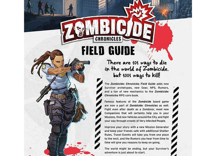 Gamers Guild AZ Zombicide: Chronicles Zombicide: Chronicles RPG Field Guide Asmodee