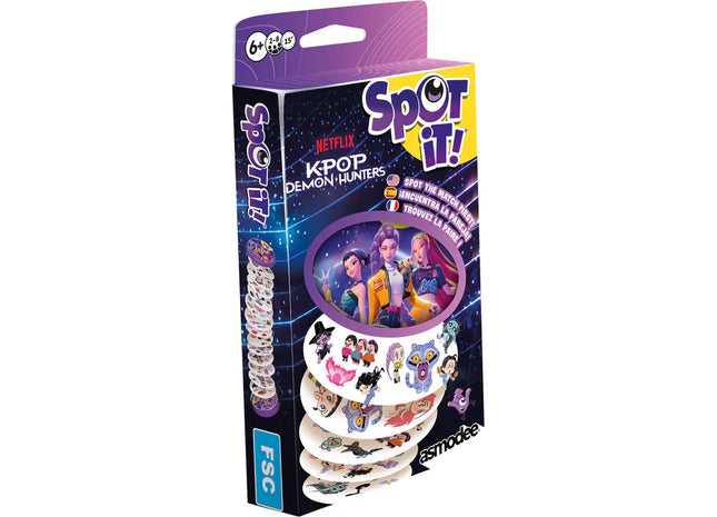 Gamers Guild AZ Zygomatic Spot It! K-Pop Demon Hunters (Eco Blister) (Pre-Order) Asmodee