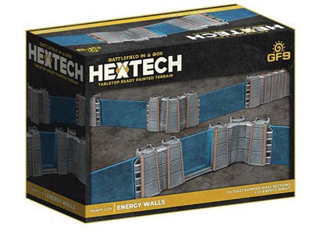 Gamers Guild AZ Gale Force Nine Hextech: Trinity City - Energy Walls (x26) - Grey/Blue (Pre-Order) AGD