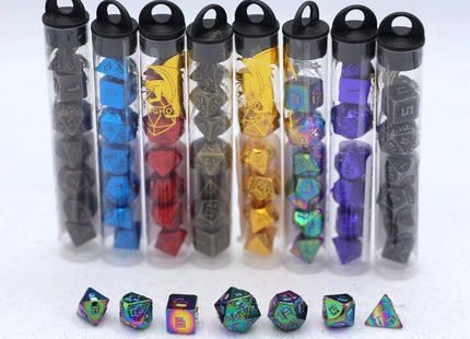 Gamers Guild AZ HYMGHO HYMGHO Dice: HY00225 10mm Mini Rpg Dice Set - Rainbow HYMGHO