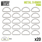 Metal D-Rings (25mm)