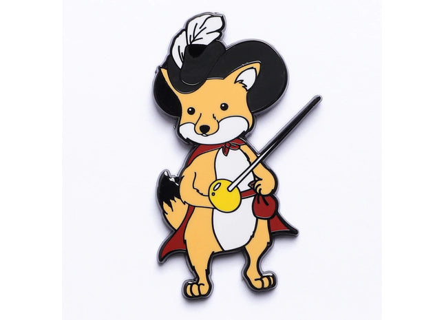 Gamers Guild AZ HYMGHO HYMGHO Dice: HYPN032 - Quest's Reward Fine Art Pin - Sylva Stormtail Fox Ranger HYMGHO