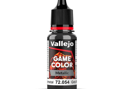 Gamers Guild AZ Vallejo Vallejo: Game Color Metallic 72.054 Gunmetal HobbyTyme